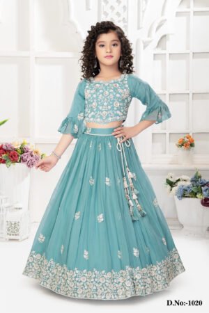 Sky-blue lehenga GL-MGI020-01