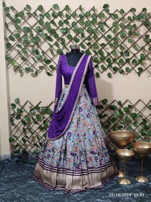 Regal Aura Pattu Lehenga