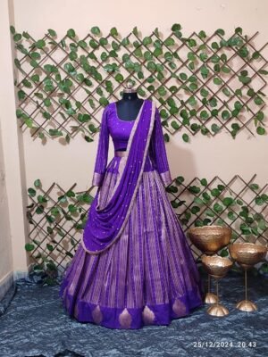 Regal Aura Pattu Lehenga