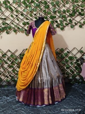 Regal Aura Pattu Lehenga