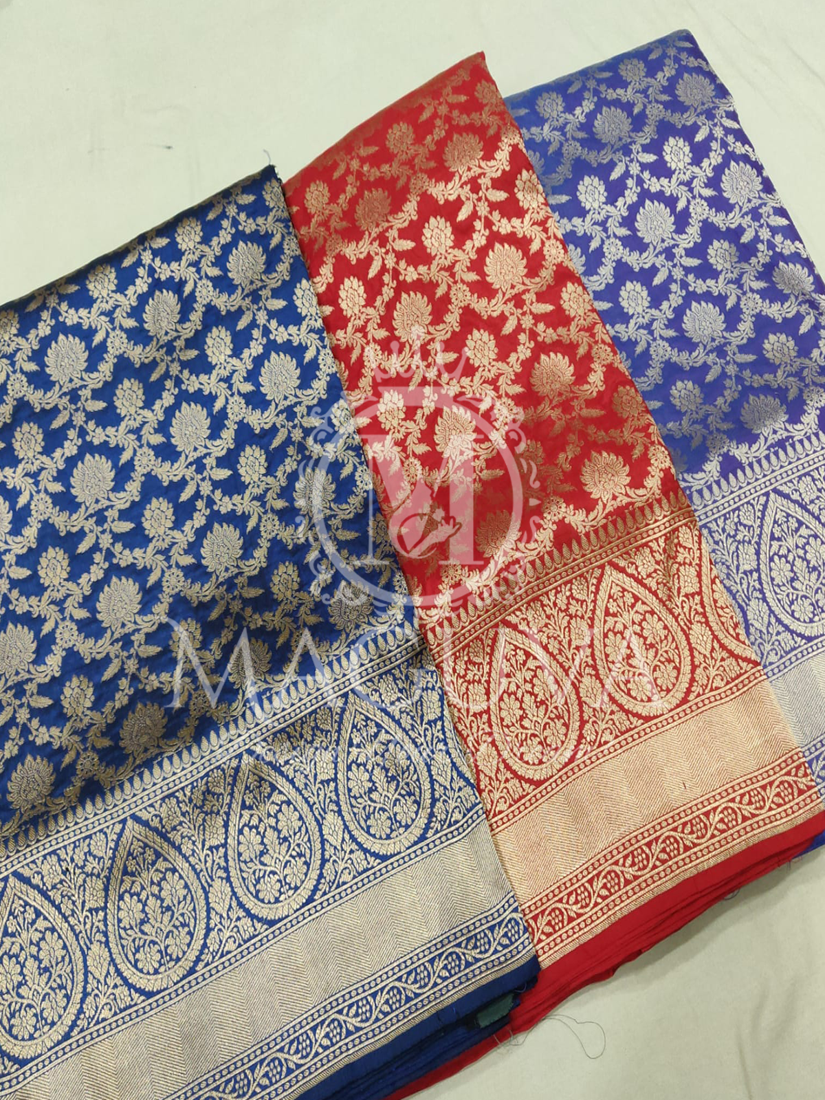 Banarasi Silk Brocade Saree with Zari Border