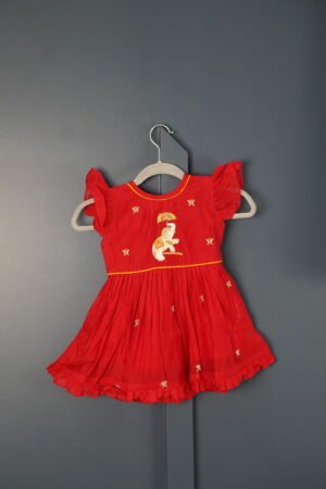 Chanderi Frocks for kids