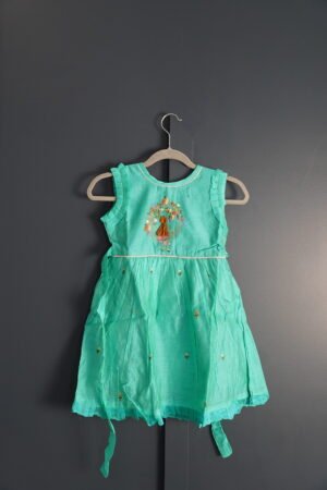 Chanderi Frocks for kids